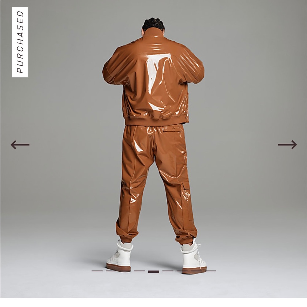LATEX TRACK PANTS (ALL GENDER) - Picture 2 of 4